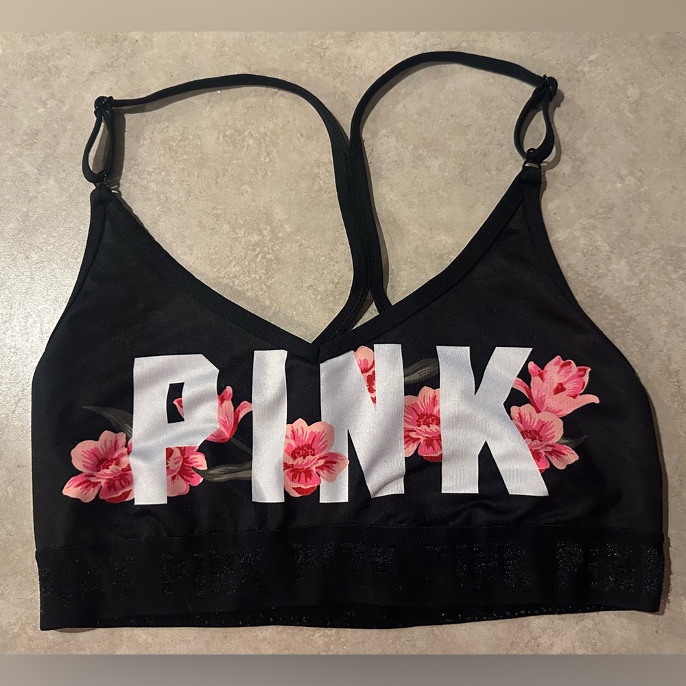 Victoria Secret PINK Floral Sports Bra